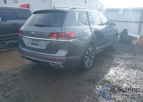 2022 Volkswagen Atlas 3.6L V6 Sel Premium R-Line from USA, damaged, VIN 1V2FR2CA9NC509900